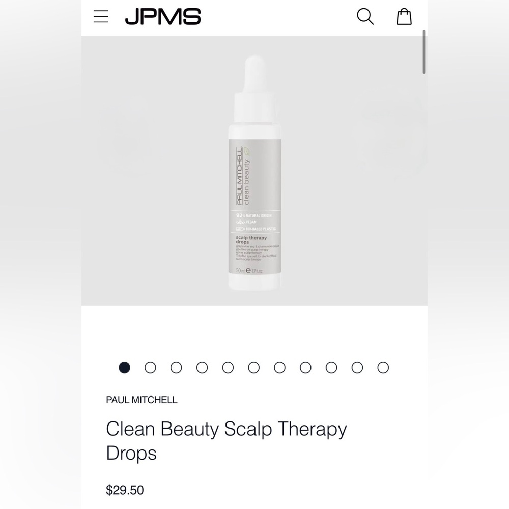 Paul Mitchell  Clean Beauty Scalp Therapy Drops